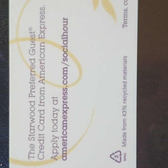 Sheraton Hotel Social Hour Wine X AMEX Collaboration Room Key Card Club - Picture 5 of 6